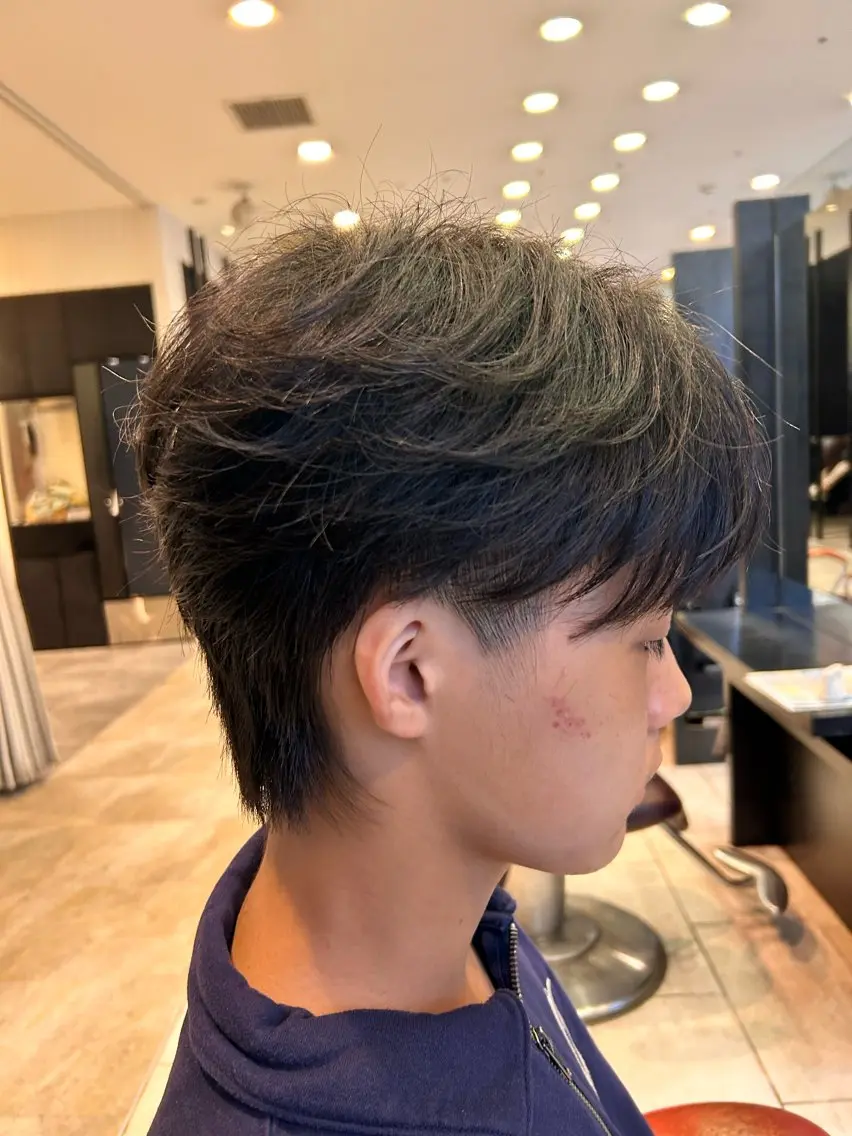 ショート パーマ メンズ ダウンパーマ メンズパーマ 🍁メンズ特化美容師 /関根玲空🍁のヘアスタイル