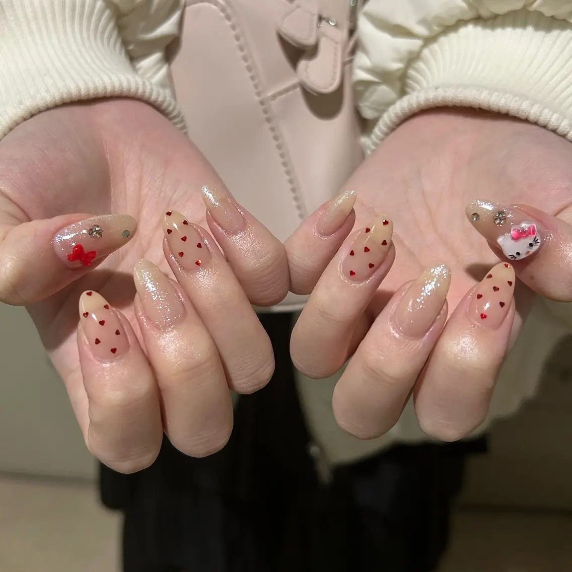 ネイル ハンドネイル パラあり！フィルイン 美フォルムのネイルデザイン