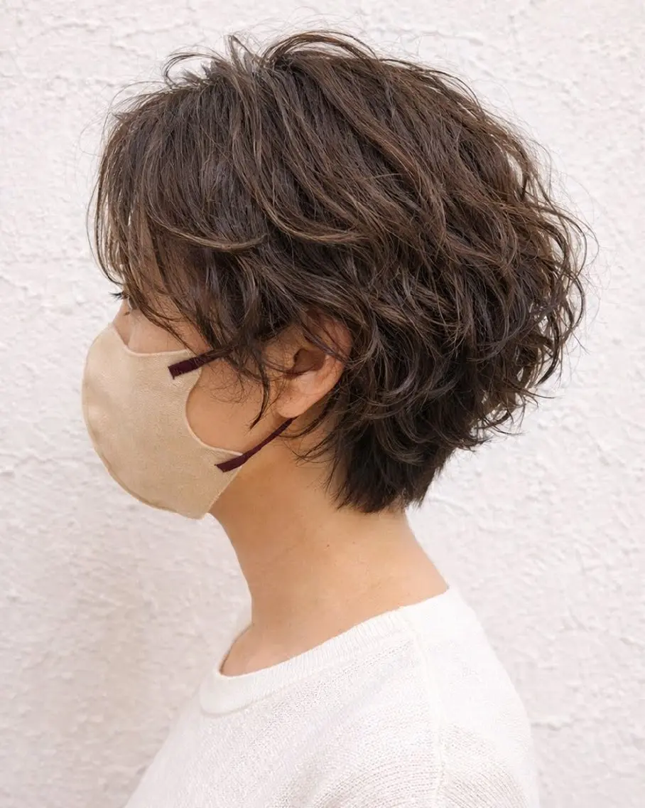 ショート くせ毛 ショートヘア reprizent リプリゼントのヘアスタイル
