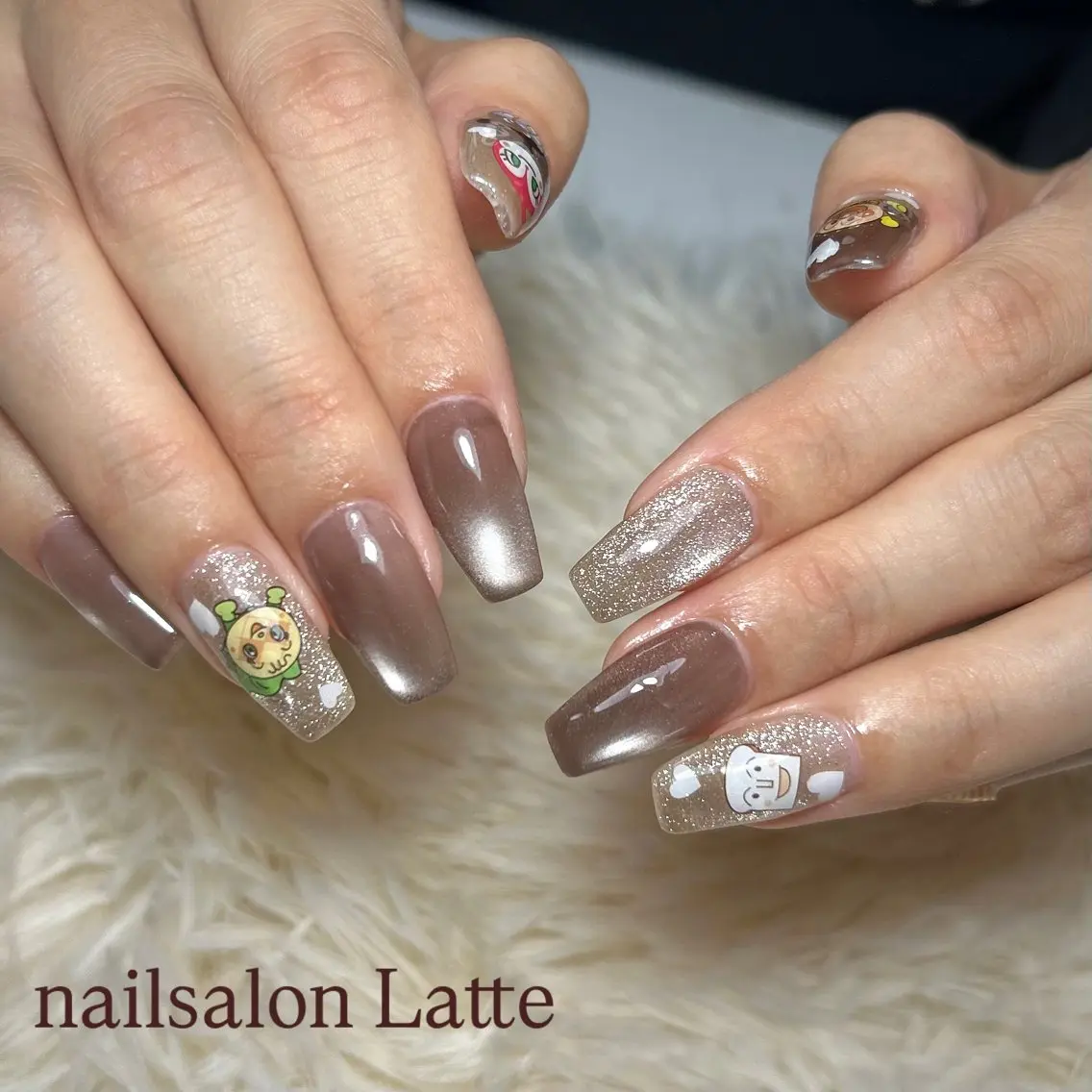 ネイル Nailsalon Latteのネイルデザイン