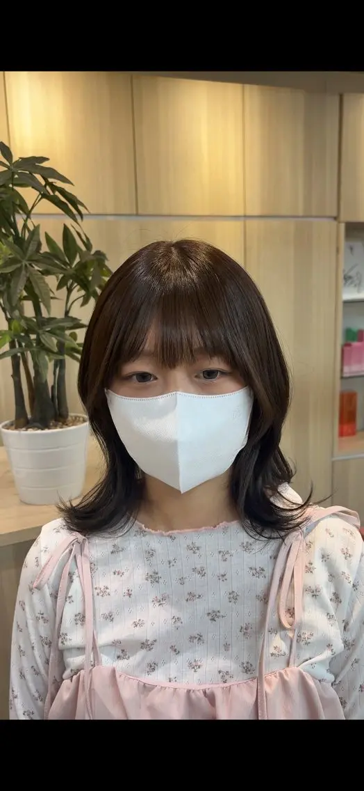 ミディアム カラー カット ヘアカラー 山本 琴音のヘアスタイル