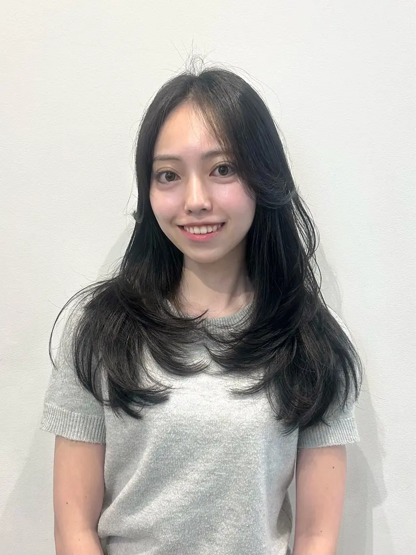 ロング レイヤーカット レイヤーカット♡ のぐちまおのヘアスタイル