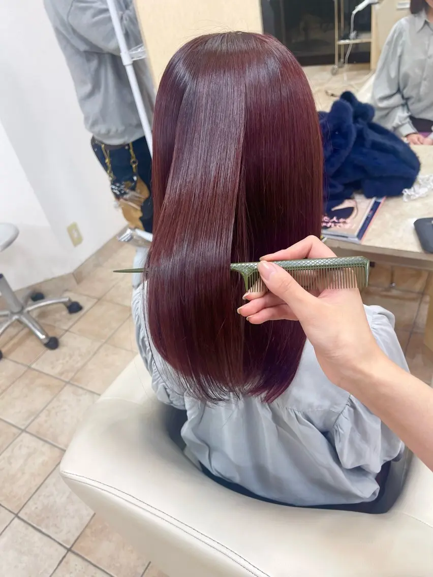 カラー ラベンダーカラー ピンクカラー ピンクラベンダー BENI仙台柳生店 HIGUCHI🎀のヘアスタイル