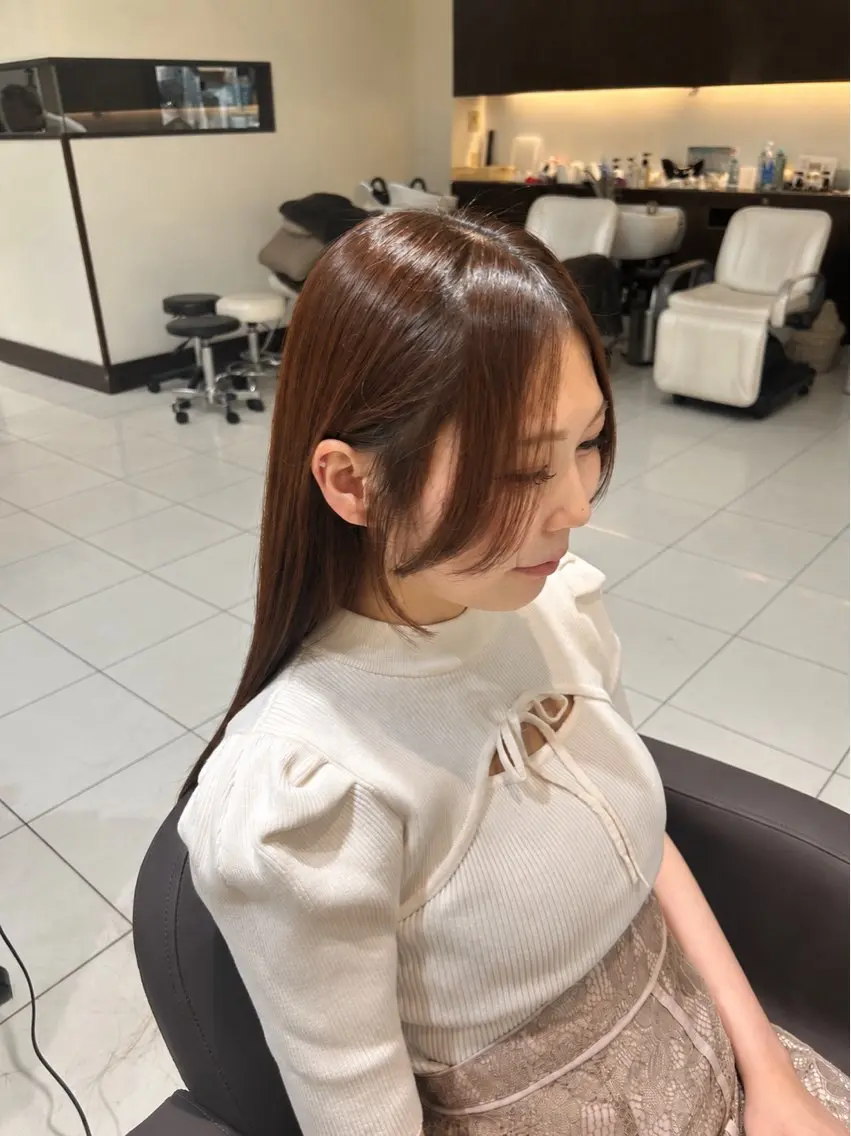ロング 森山 愛有菜のヘアスタイル