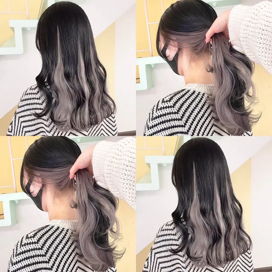 カラー ブリーチ ヘアカラー トリートメント 渋谷:インナーカラー ／🍒エリカ🍒のヘアスタイル