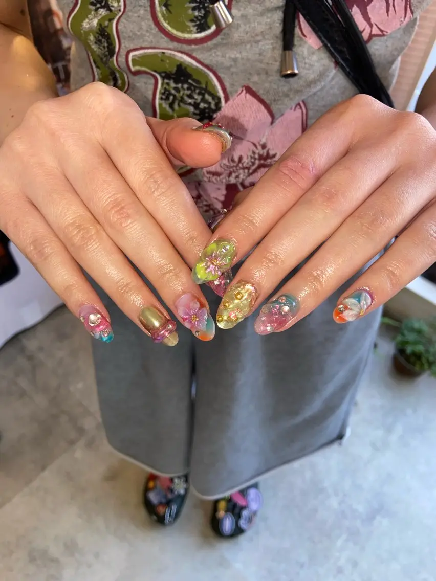 ネイル アートネイル CHISATO 🍀*゜のネイルデザイン