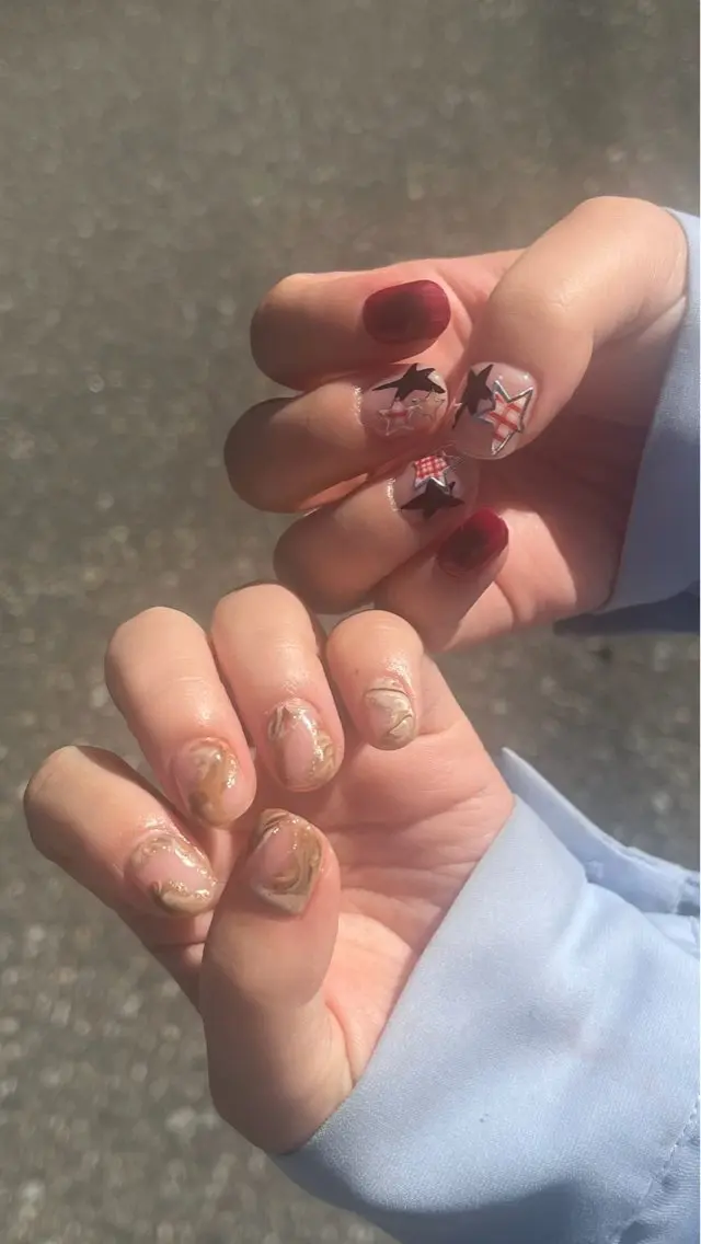 ネイル ハンドネイル ˖ ࣪⊹GRACE モモ✩⡱のネイルデザイン