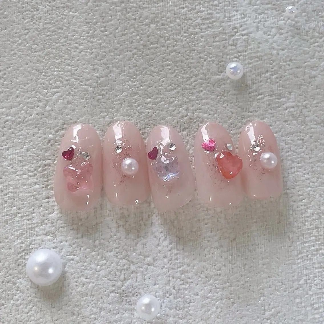 ネイル オーロラネイル フットネイル フレンチネイル ジェルネイル マグネットネイル ハンドネイル kiki nail &brow二子玉川のネイルデザイン