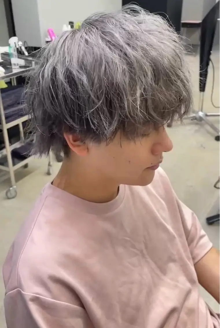 ショート カラー メンズ メンズ専門サロン wokeのヘアスタイル
