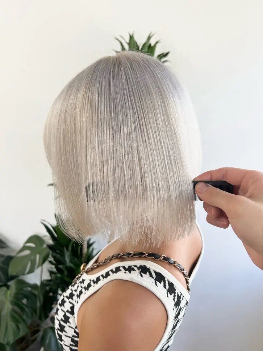 ミディアム カラー カット ヘアカラー トリートメント ブリーチ　ハイトーン 特化🌈フジタハルキのヘアスタイル