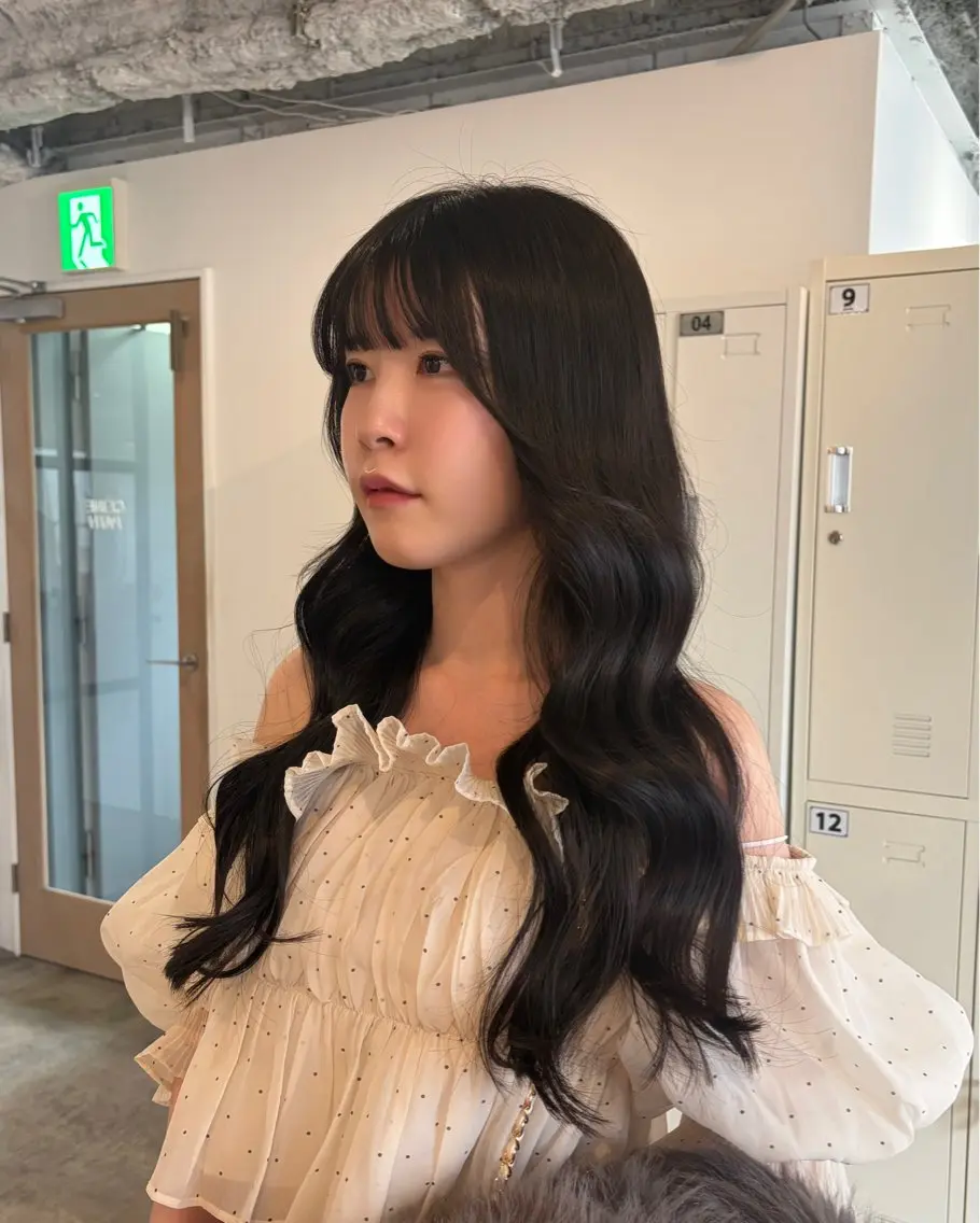 ロング 韓国風ヘア カット 🧣misaki 🧣のヘアスタイル