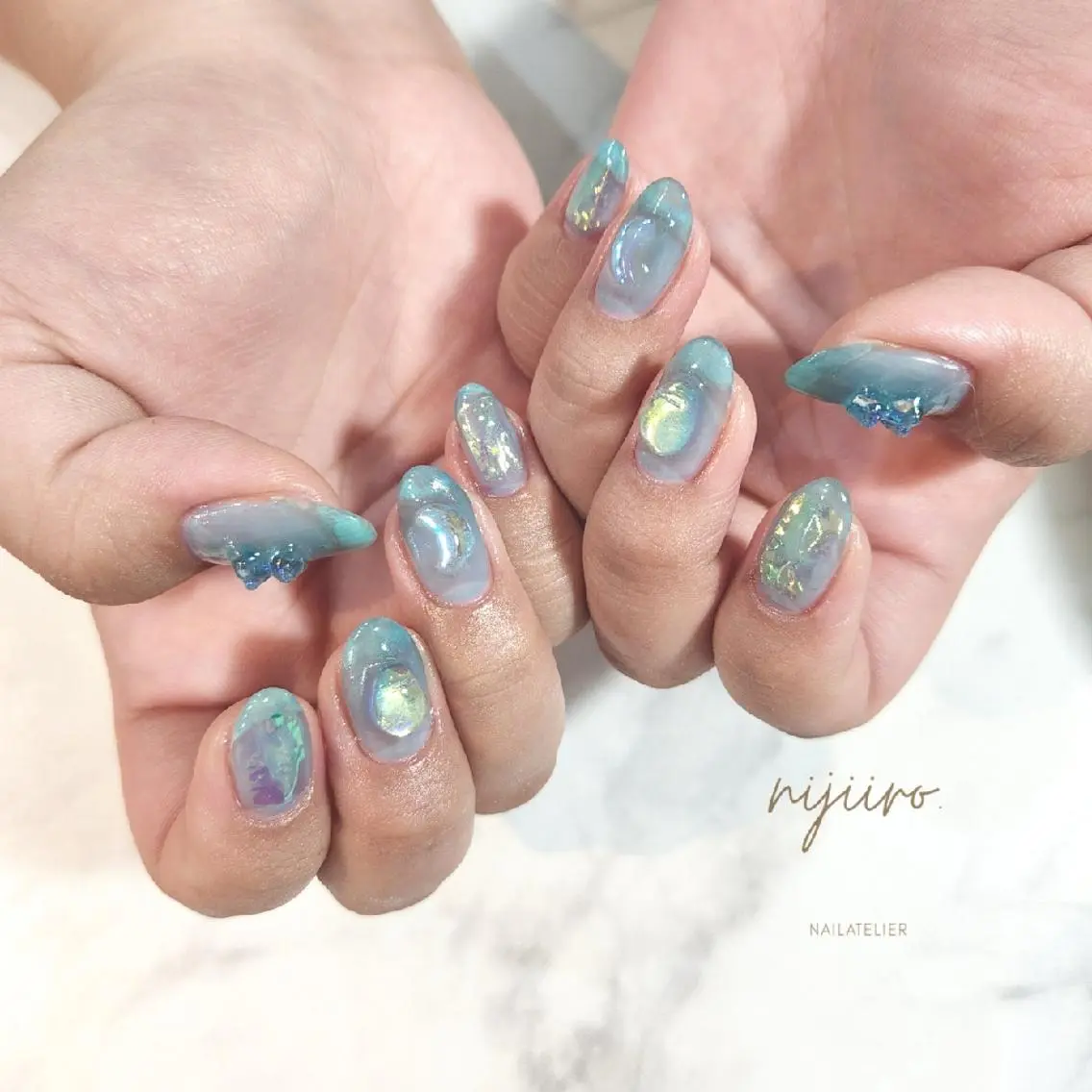 ネイル ハンドネイル nijiiro🌈 サトウのネイルデザイン