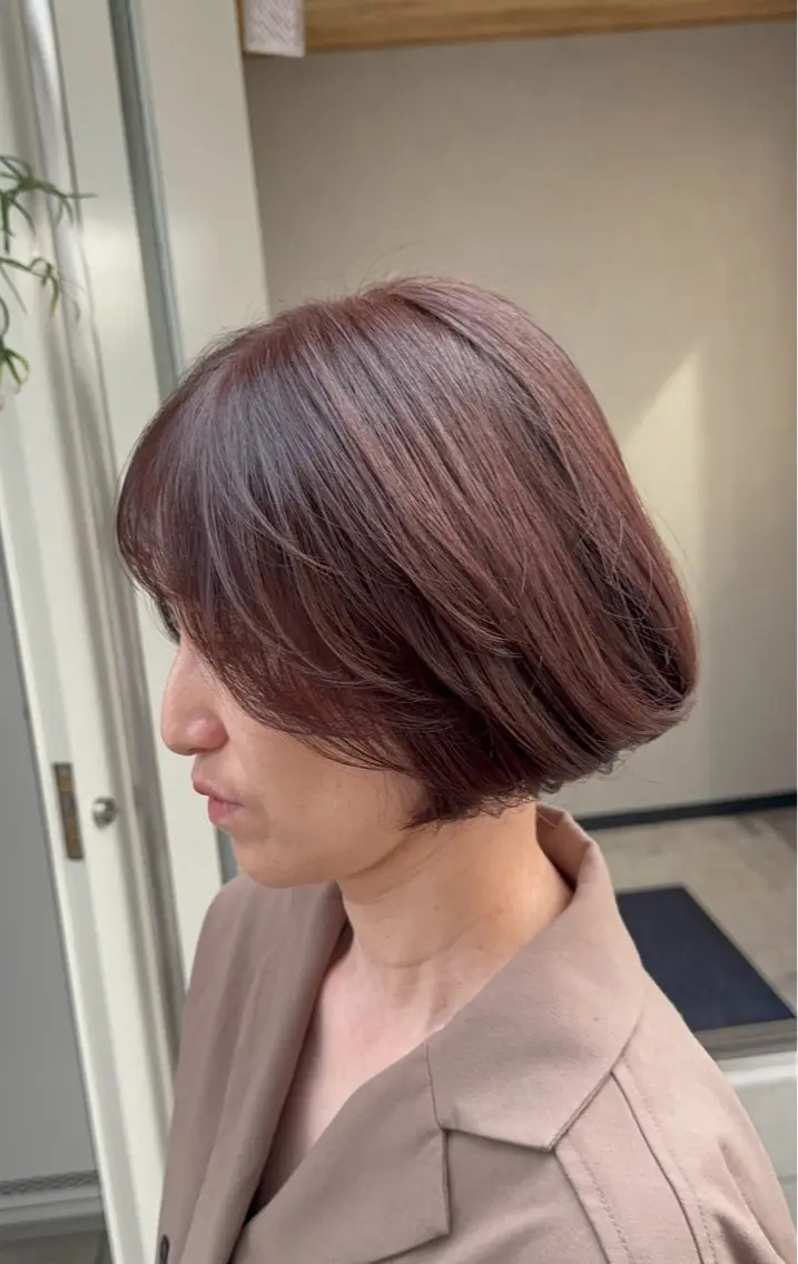 ショート カット ヘアカラー A BY WHO あおきのヘアスタイル