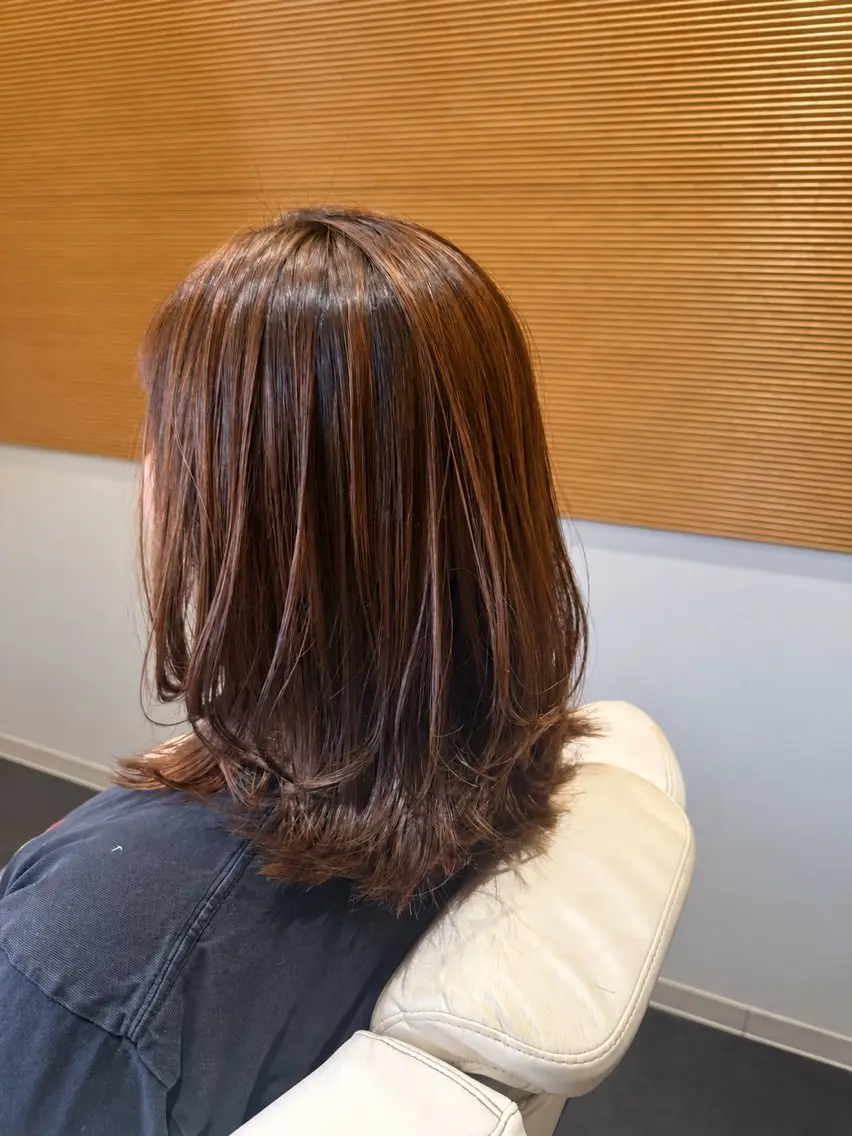 ミディアム ボブ 髪質改善 縮毛矯正 トリートメント 縮毛矯正 美髪縮毛矯正専門 ✨be:up✨のヘアスタイル