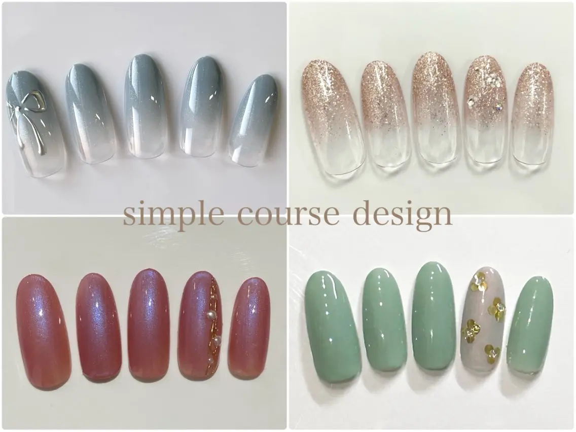 ハンド（オフなし）💅シンプルデザインコースの写真