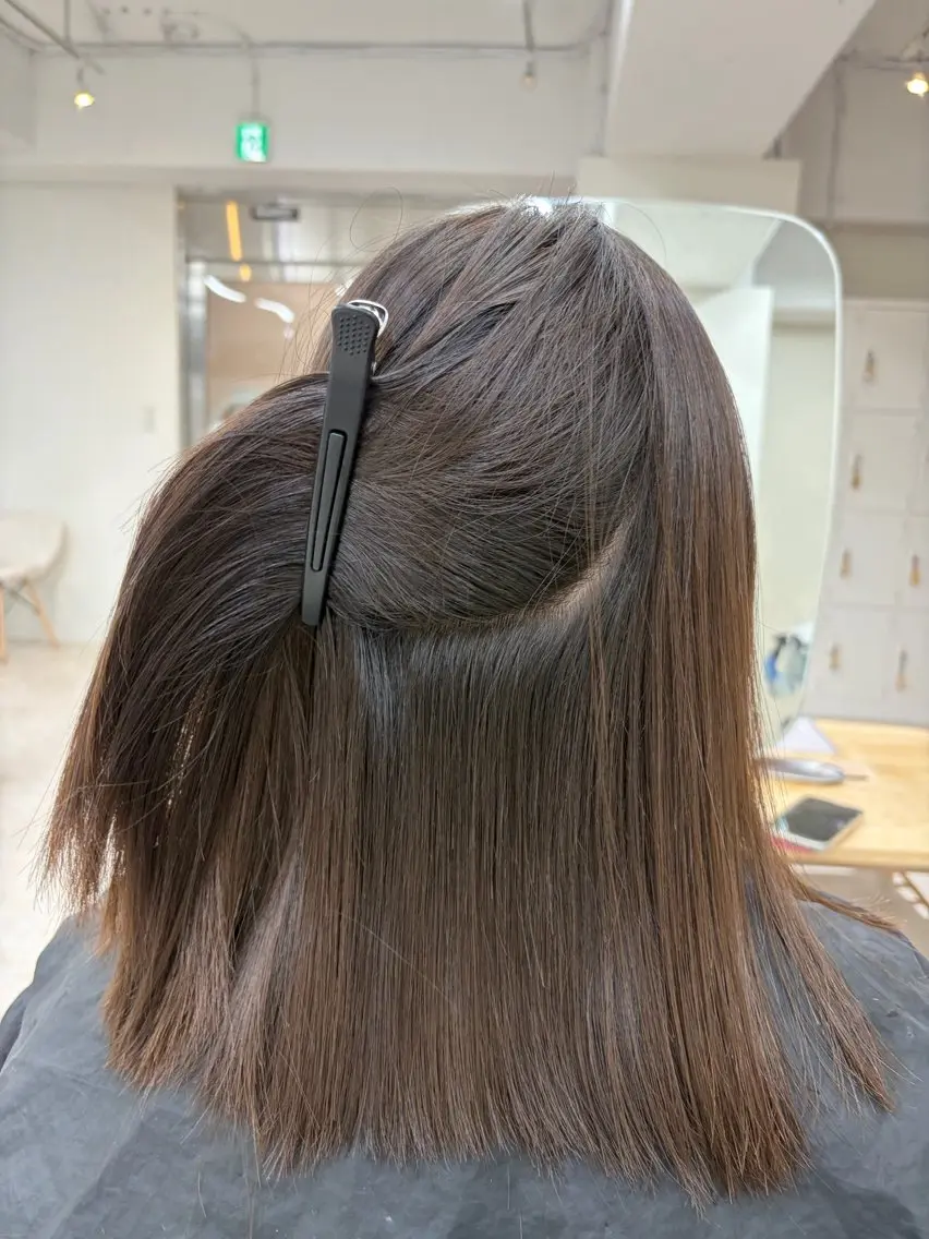 セミロング トリートメント 縮毛矯正 ウルフ、ボブカット じょあ☆のヘアスタイル