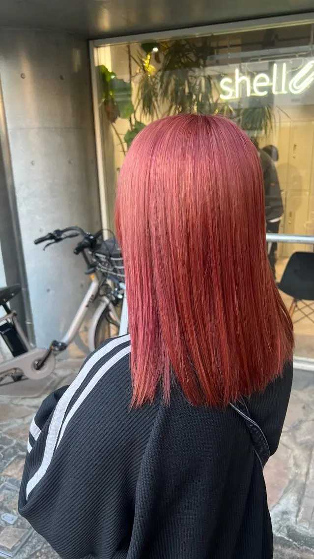 ミディアム カラー ヘアカラー 🎀shell吉祥寺 ナオ🧸のヘアスタイル