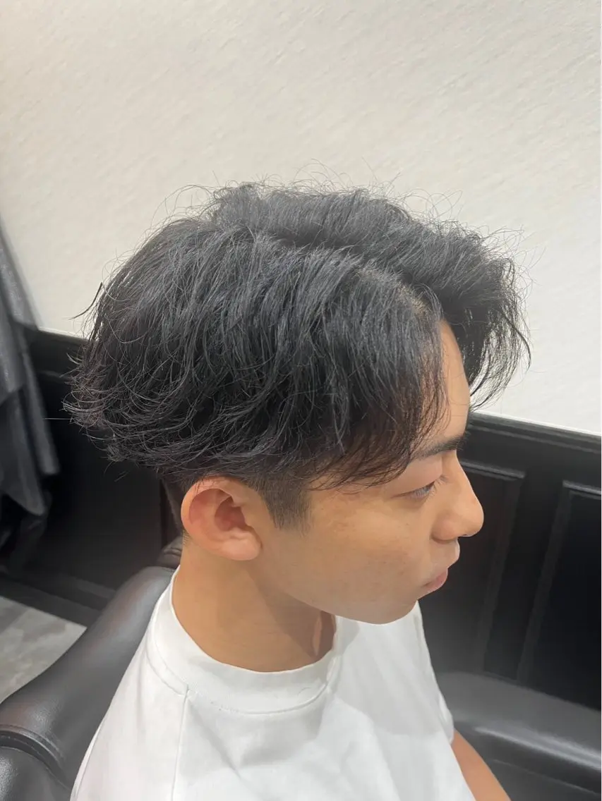 ショート パーマ 山中 翔太のヘアスタイル