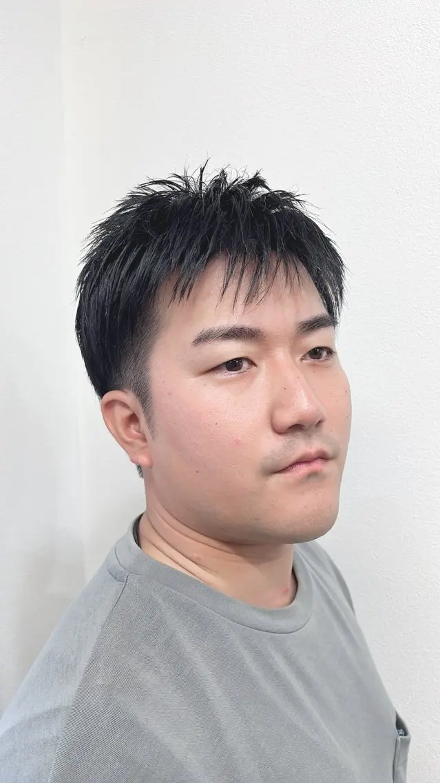 ミディアム ヘアアレンジ メンズ ツーブロック 千佳 CHIKAのヘアスタイル