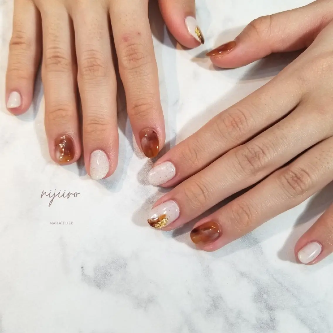 ネイル ハンドネイル nijiiro🌈 サトウのネイルデザイン