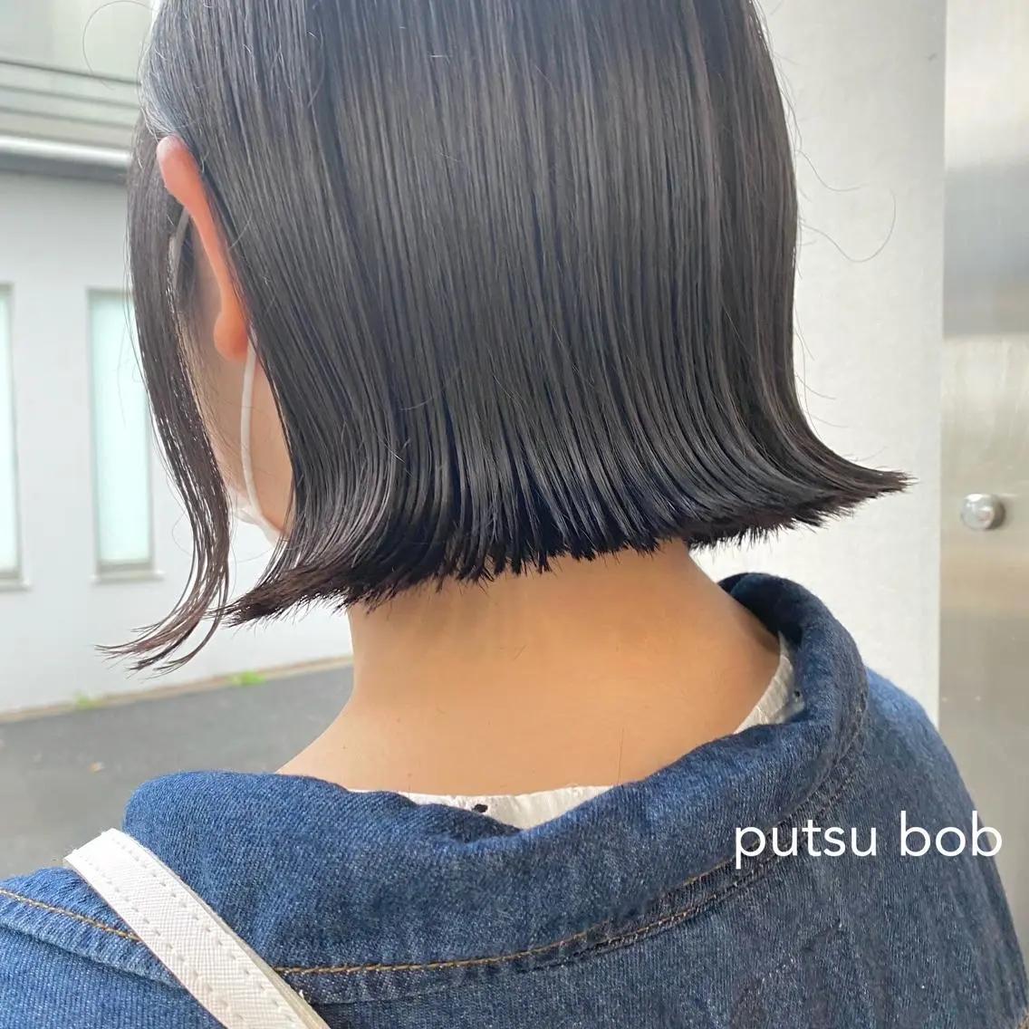 ショート 切りっぱなしボブ ボブ 外ハネヘア センターパート/ レイヤー/ayuのヘアスタイル
