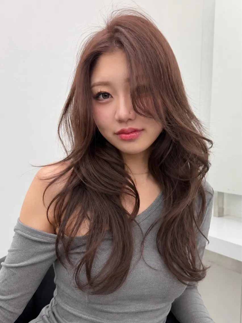 ロング カラー 権田 能孝のヘアスタイル