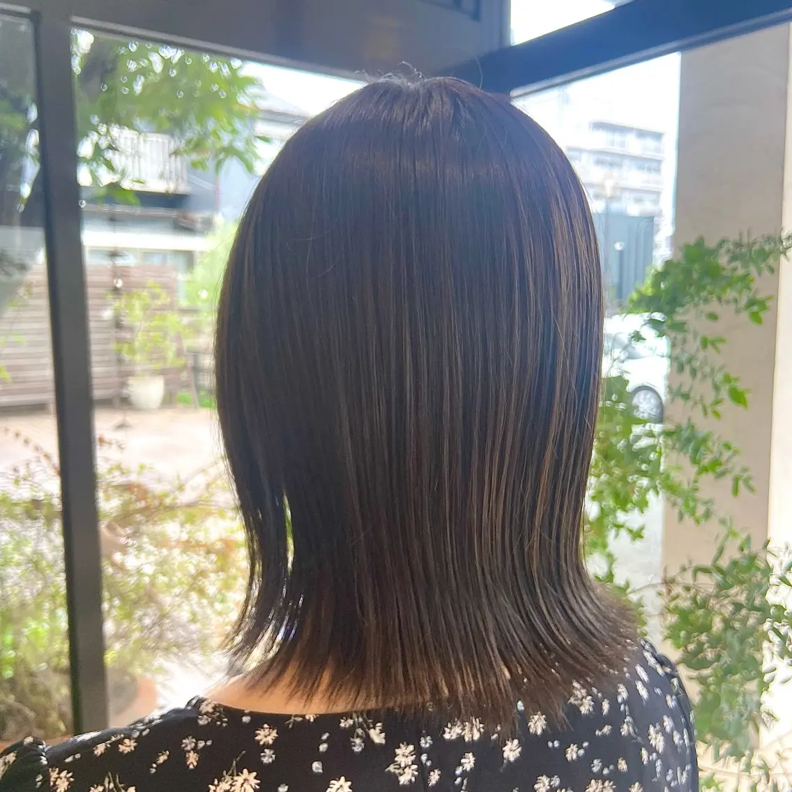 ミディアム 優子/ 似合わせカットカラーのヘアスタイル