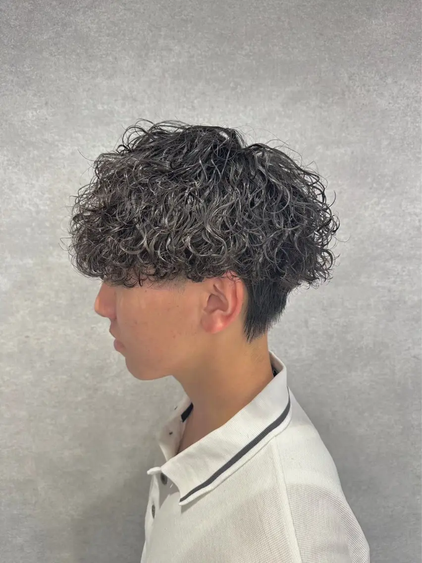 ショート パーマ メンズ 🖤Ayumi🖤 メンズ特化❤️‍🔥のヘアスタイル