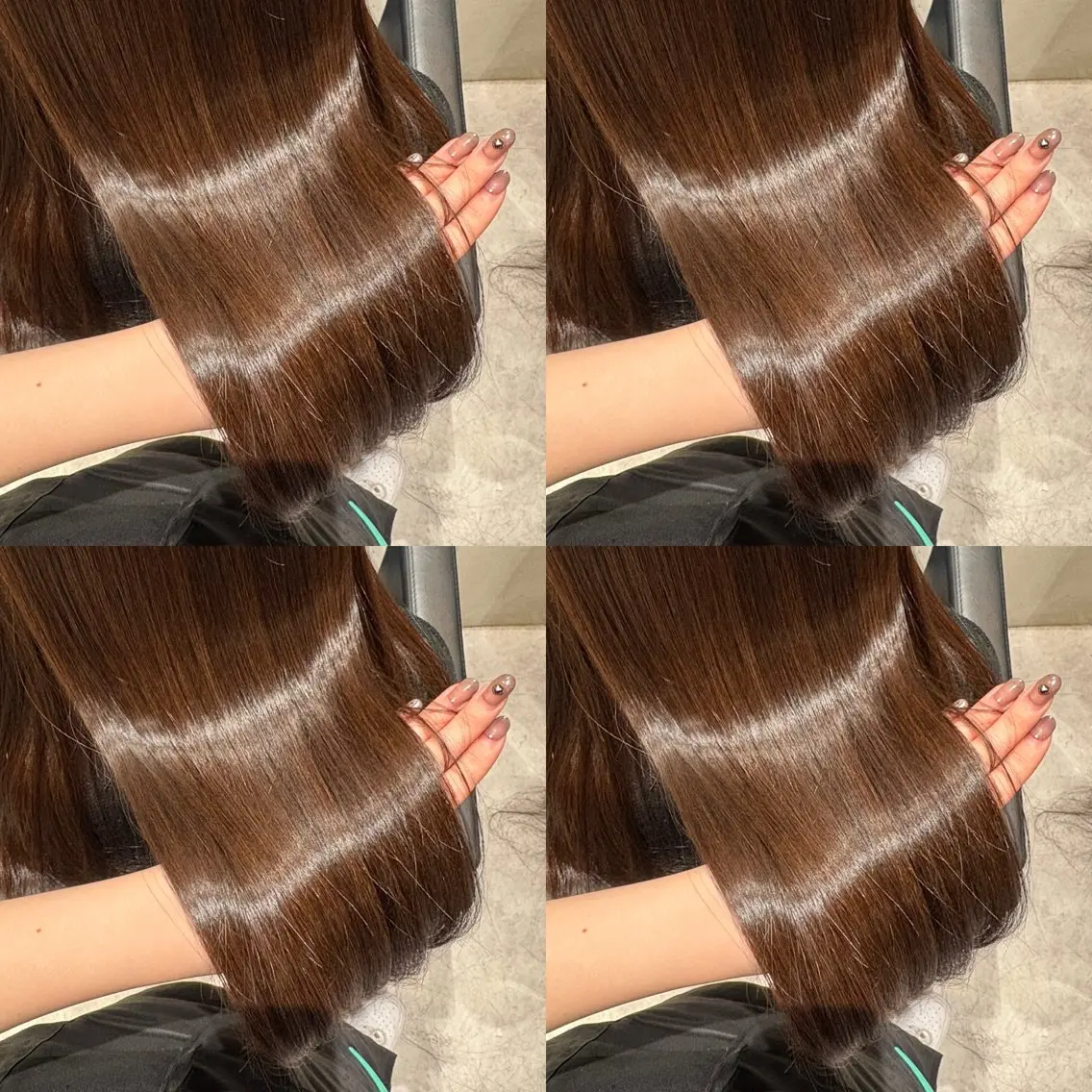 セミロング カラー ヘアカラー トリートメント Minami. 🩵 再現性特化ヘアのヘアスタイル