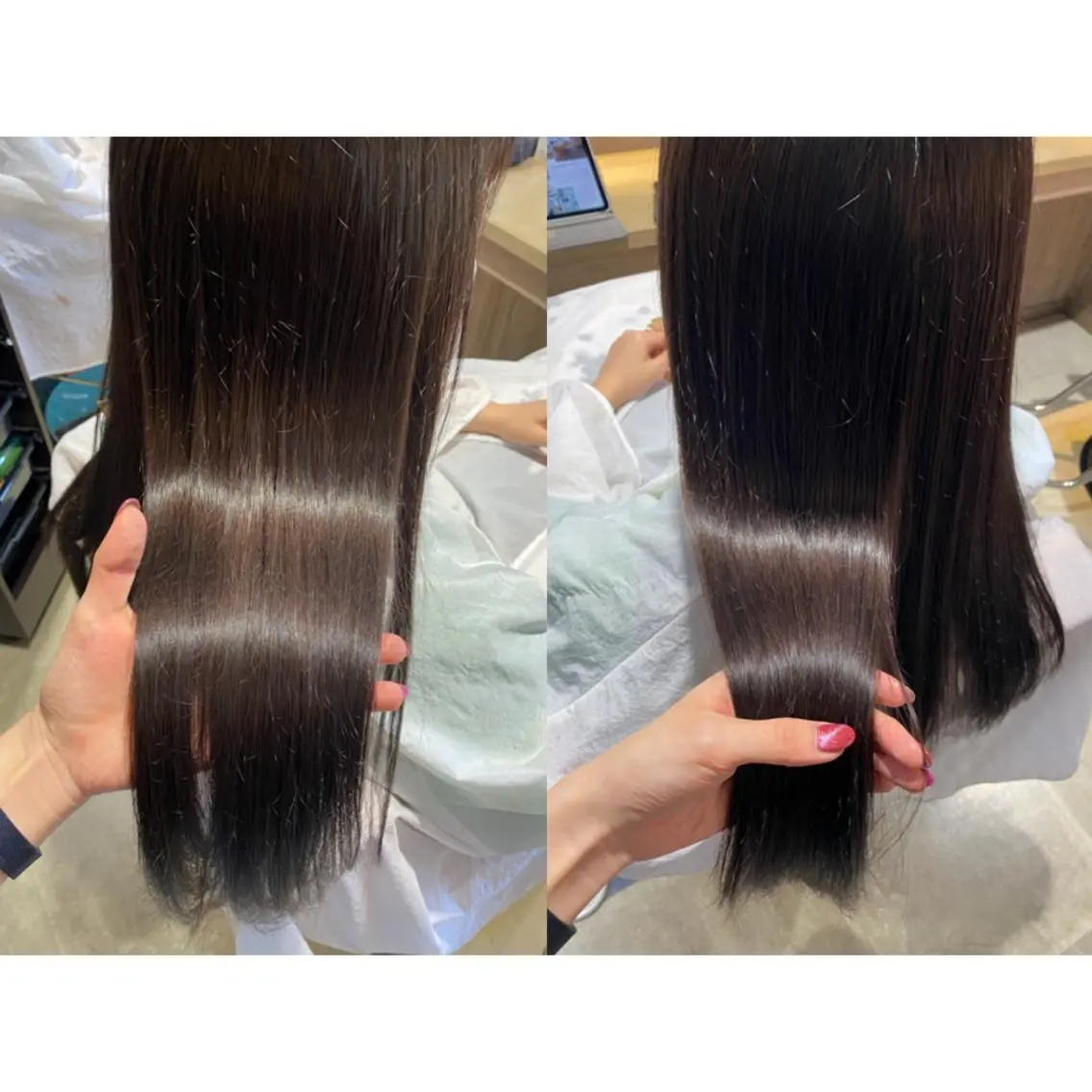 カラー ベージュカラー ラベンダーカラー 🩵盛れる顔周りヘア EMI🩵のヘアスタイル