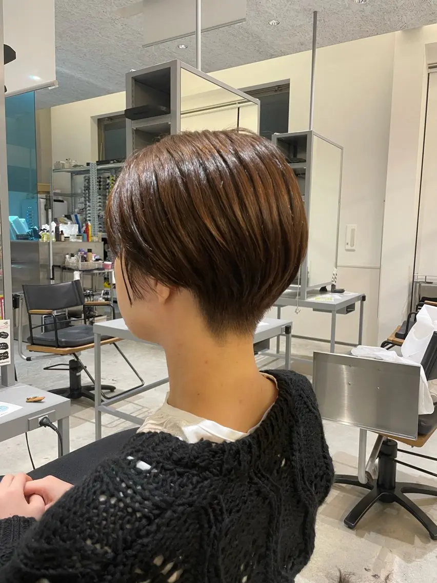 ショート ショートヘア 松井 せりのヘアスタイル