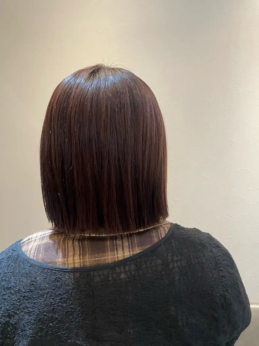 ショート カラー ベージュカラー ピンクカラー ピンクベージュ ボブ カット ヘアカラー 藤本遙/カット /カラー🌟のヘアスタイル
