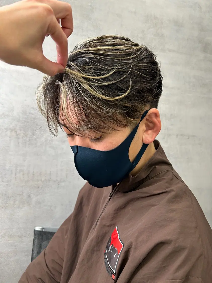 カラー メンズ 静岡 / 毛流れ特化 /下居真大のヘアスタイル