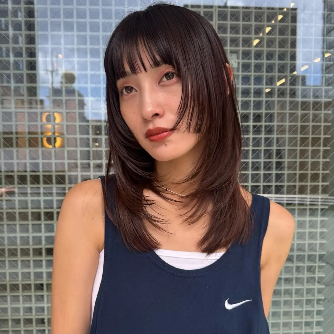 ミディアム 🍃透明感スタイル ｙｕ-ｋａ🍃のヘアスタイル