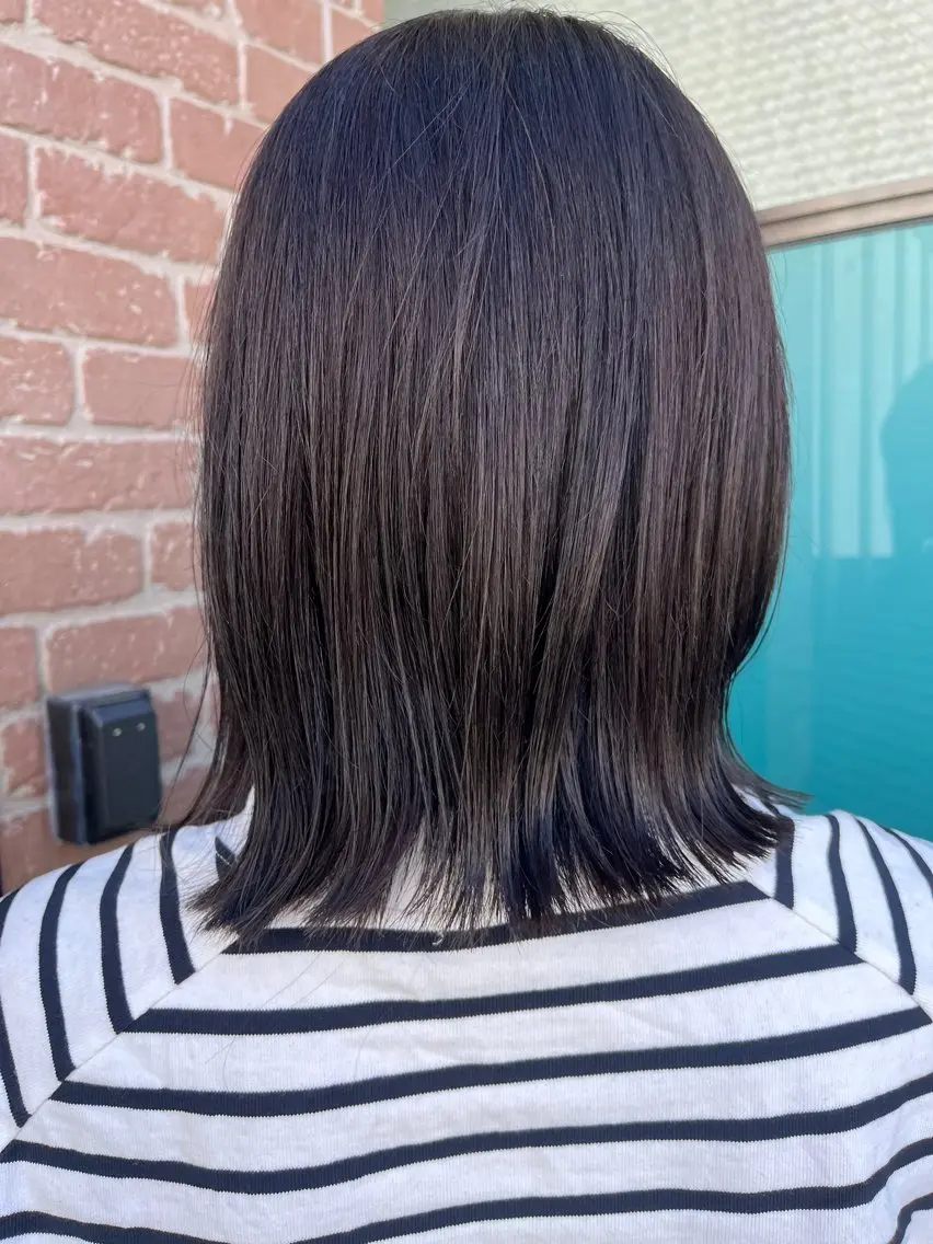 ミディアム カラー ヘッドスパ 久木原 ゆりのヘアスタイル
