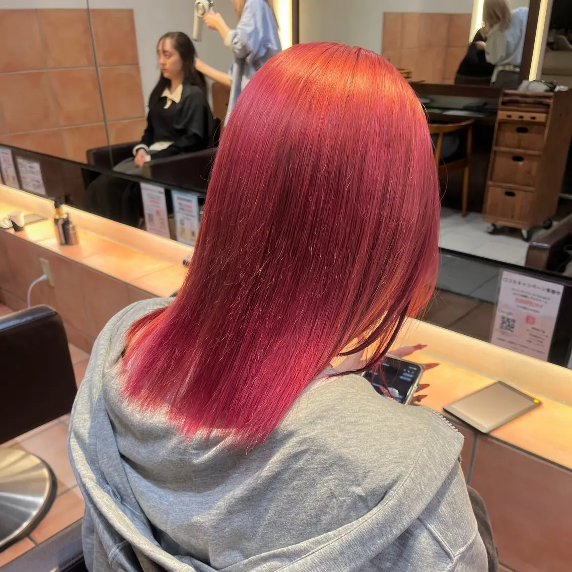 ミディアム カラー ヘアカラー YUMEKA🩶/ 透明感カラー🥣のヘアスタイル