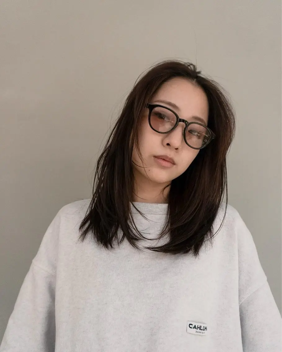ミディアム レイヤーカット 🌿ボブ パーマ高橋啓太🌿のヘアスタイル