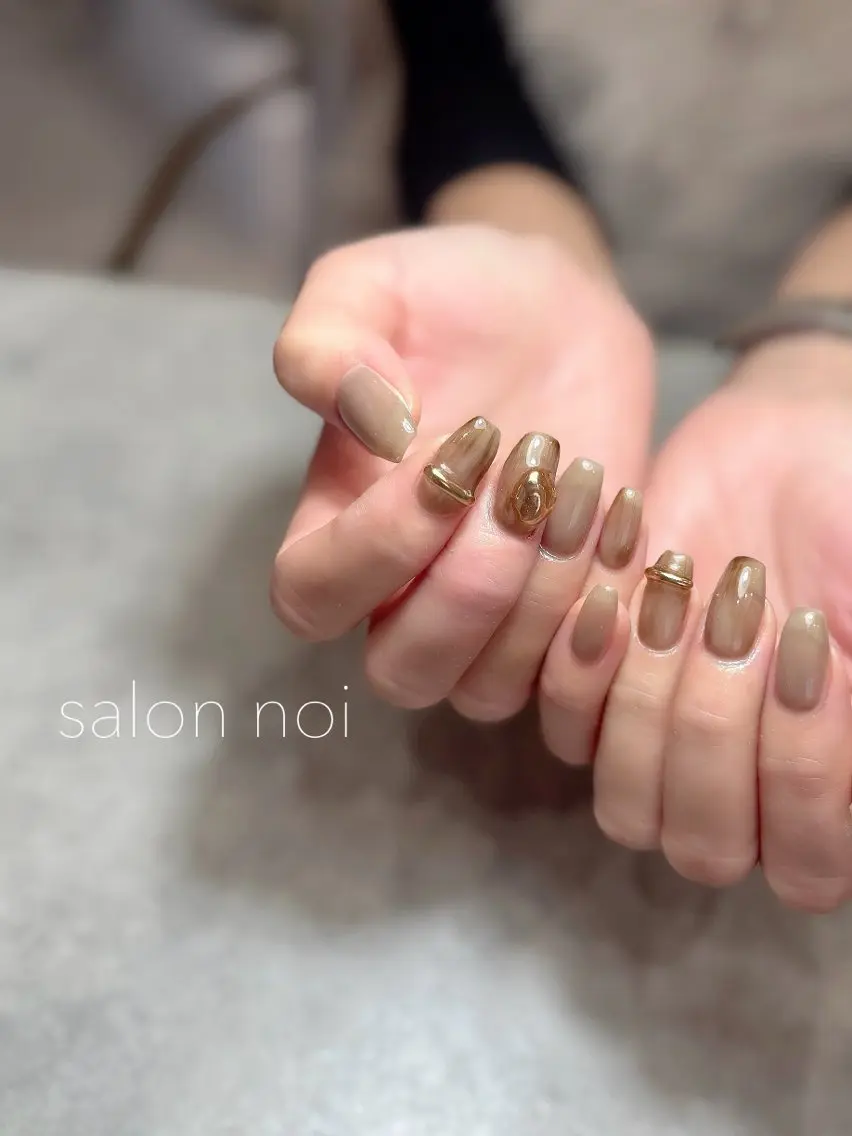 ネイル ニュアンスネイル ハンドネイル salon noiのネイルデザイン