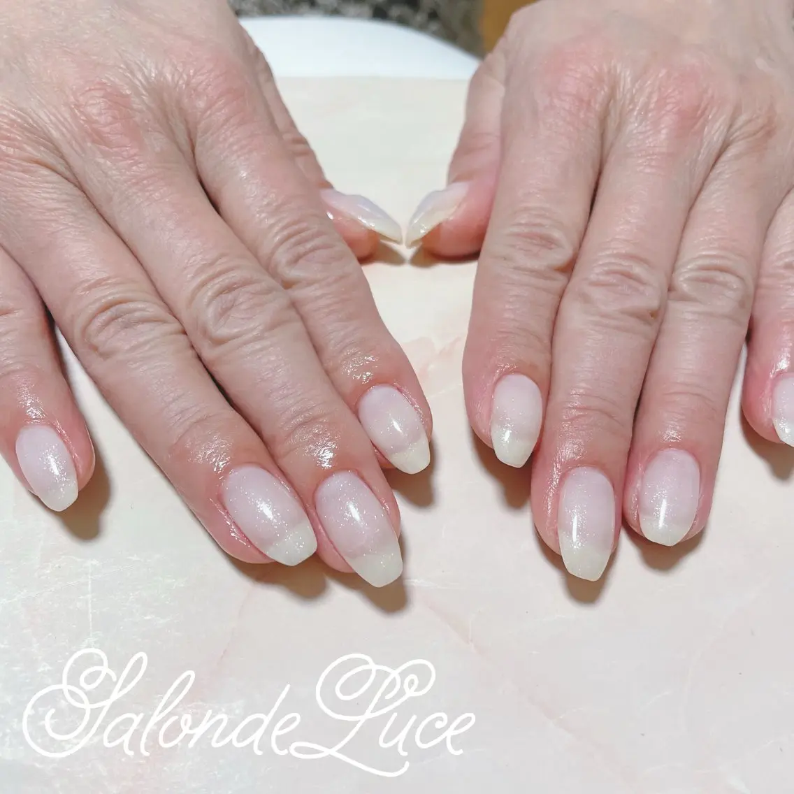ネイル オフィスネイル ワンカラーネイル Salon de Luceのネイルデザイン