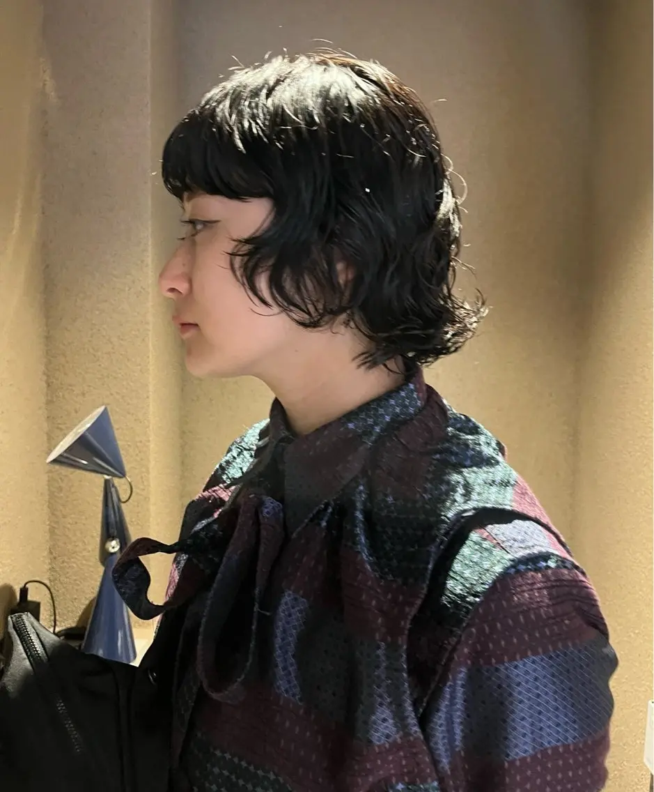 ショート パーマ カット パーマ OHASHI HANAMIのヘアスタイル