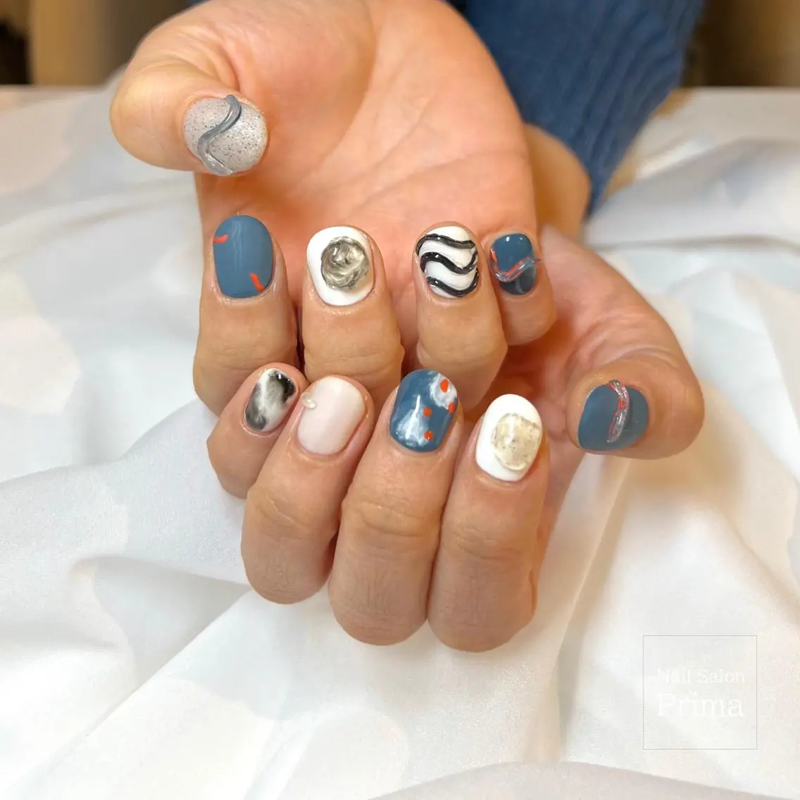 ミディアム ネイル SalonPrima 西院Nail&Eyeのネイルデザイン