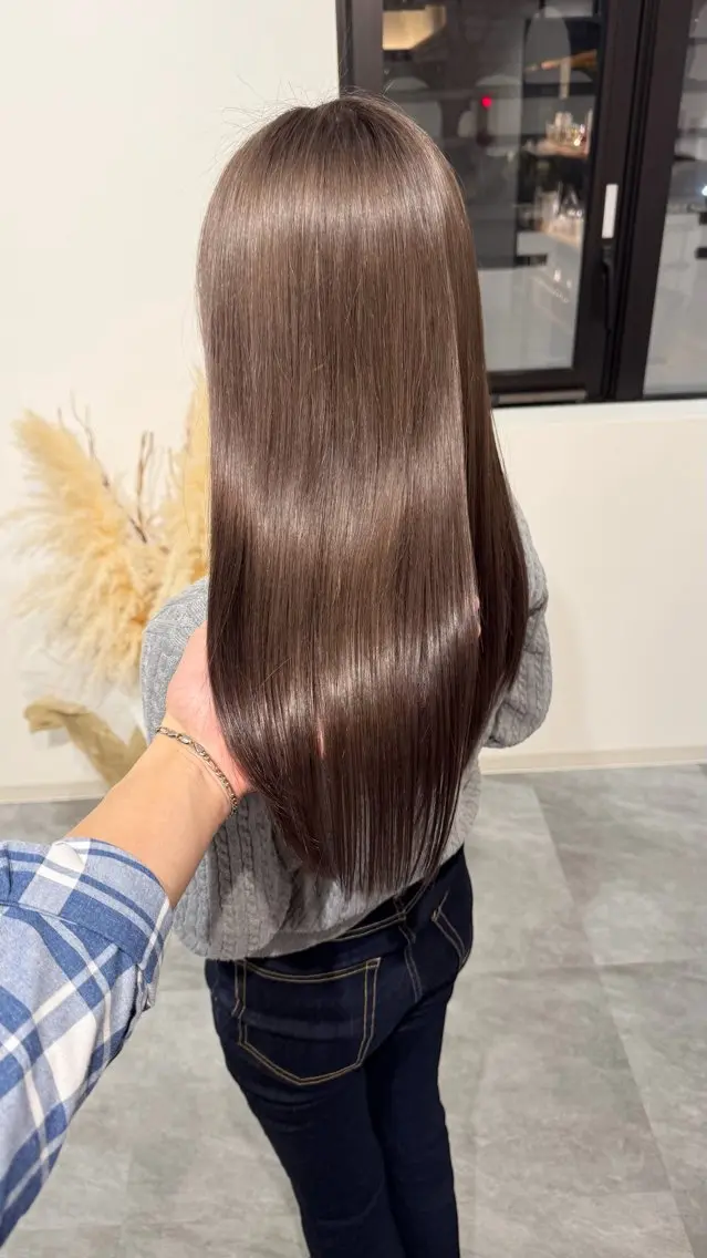 ロング カラー ヘアカラー トリートメント ツチイ リョウタのヘアスタイル
