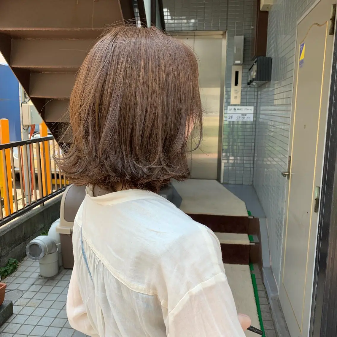 ミディアム アッシュ アッシュグレー ヘアカラー 👑満足度1000% 重村 春奈👑のヘアスタイル