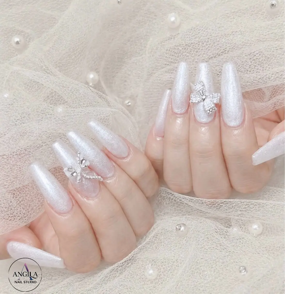ネイル ANGILA ネイル¨̮S*Y*Kのネイルデザイン
