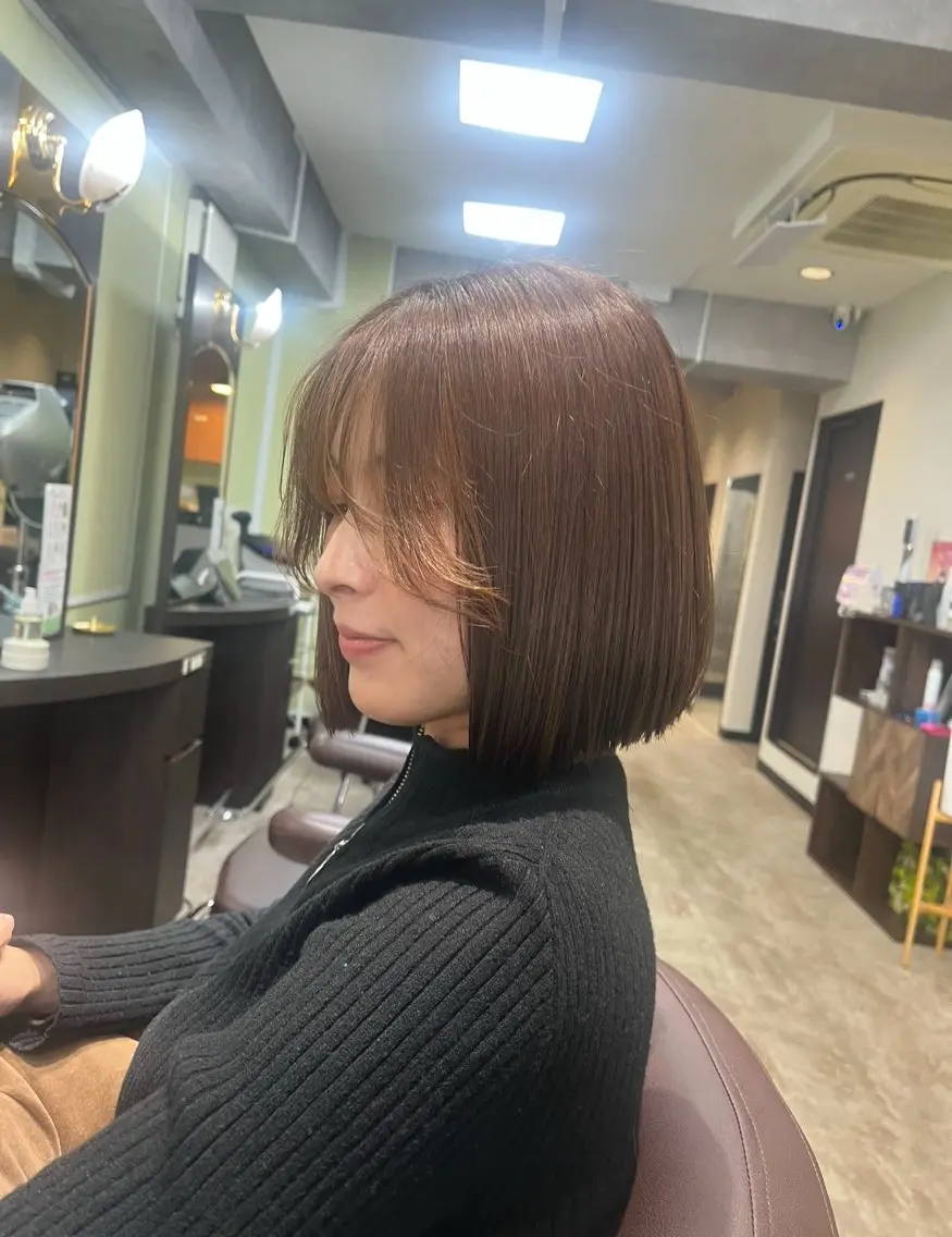 ショート ボブ カット ヒビキ/モテ×愛され /ブリーチ特化のヘアスタイル