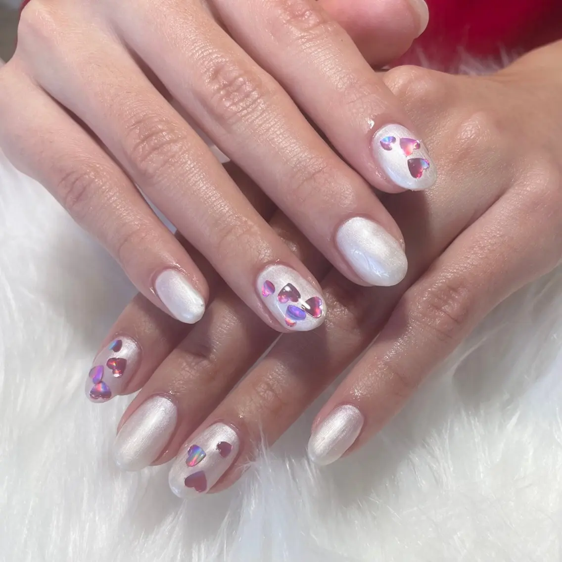ネイル ホログラムネイル neige Kouzukiのネイルデザイン