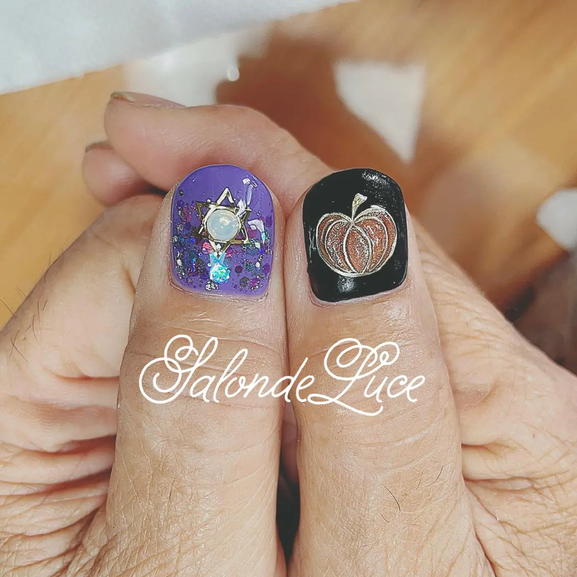 ネイル ハロウィン Salon de Luceのネイルデザイン