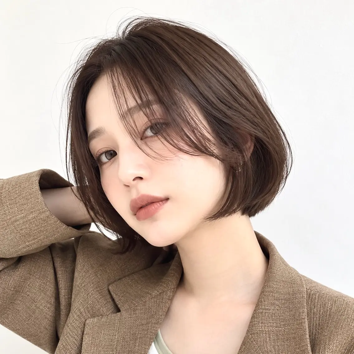 ショート ボブ 似合わせカット カット ヘアカラー トリートメント 骨格診断/宮澤瑞穂 ボブ/レイヤー/銀座のヘアスタイル