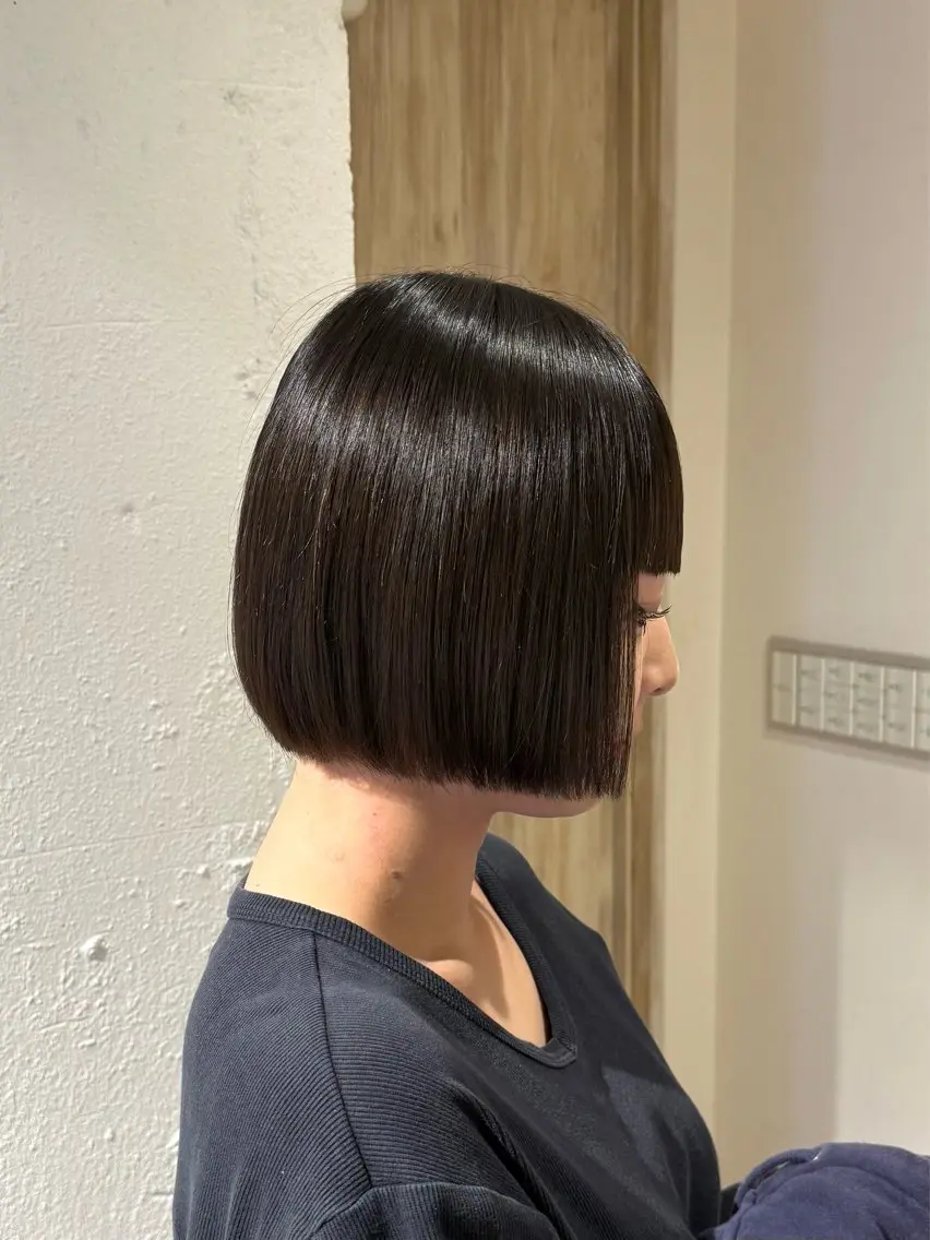 ショート カット トリートメント 艶カラー/縮毛矯正/ アレンジ/akaneのヘアスタイル