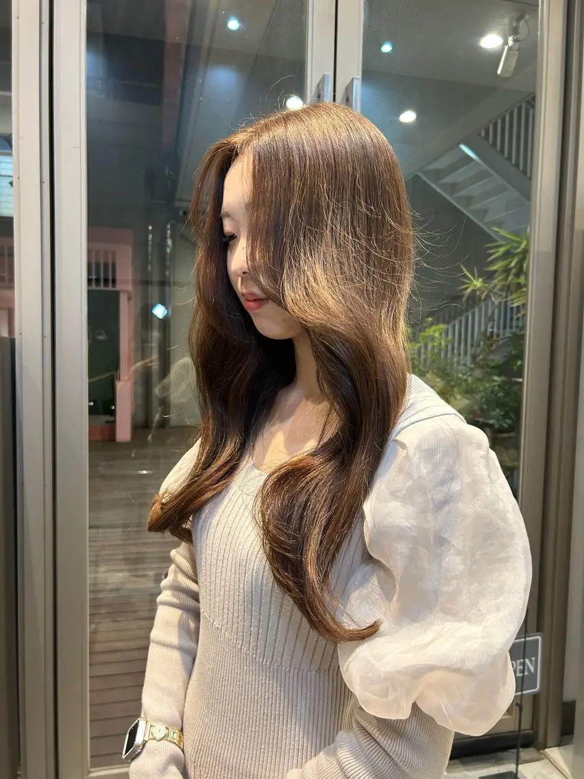【🎀ミニモ様限定🎀】韓国艶カラー+トリートメントの写真